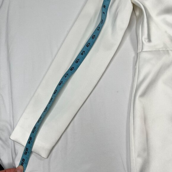 NWT NBD Revolve Vanity Mini Dress One Shoulder Satin Structured White Small - Picture 13 of 16